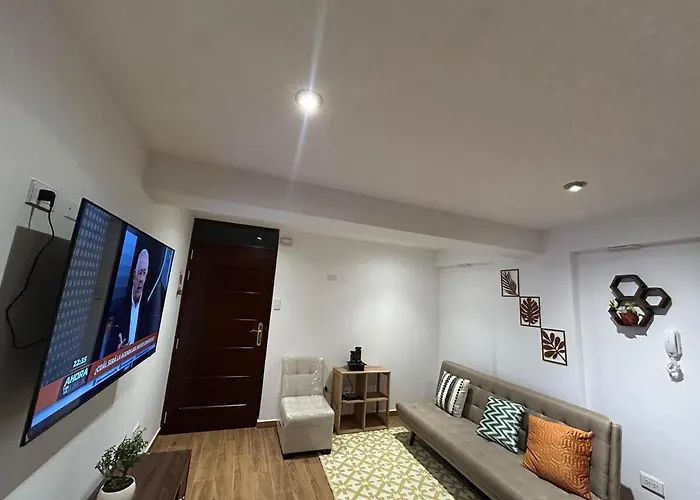 Modern In - Kitchen, Washer And Tv Cusco