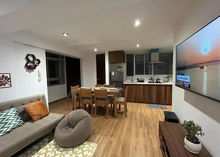 Modern In - Kitchen, Washer And Tv Apartamento *